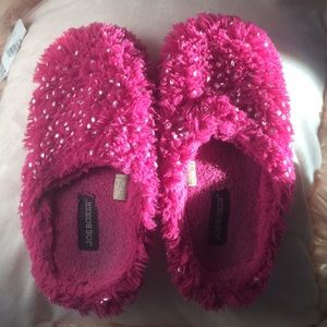 Joe boxer pink sparkly slippers